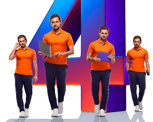 Великолепная четверка Ростелеком в&nbsp;деревня Большое Сотниково (Орловская область)